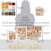 Fall Fun Bundle, size guide image, showing complete coordinated paper craft set with 12x12 papers, 6x6 papers, cardstock, die cuts, and stickers for layouts, cards, albums, journals, and keepsakes. Buyer theme: Complete Fall & Autumn Scrapbook Paper Craft Bundle. Fall Fun complete scrapbook bundle with 12x12 paper, 6x6 designs, cardstock, die cuts and stickers in a coordinated autumn palette. Color palette includes Warm cream and soft gray, Cocoa and espresso brown, Pumpkin orange and deep rust