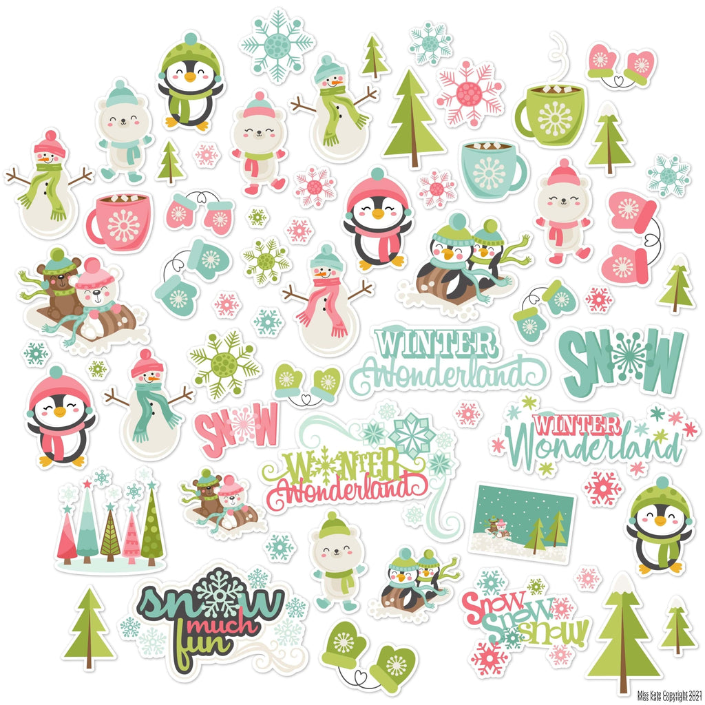 Cold Days - for Winter - Scrapbook Die Cuts Die Cuts 60+ Christmas, – MISS KATE cold-days-for-winter-scrapbook-die-cuts-die-cuts-60-christmas-miss-kate