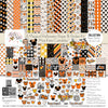 A Magical Halloween Collection, collection product image, showing coordinated Paper & Sticker Kit, full-size Die Cuts, and Sticker Sheet for scrapbook layouts, memory albums, cards, journals, and keepsakes. Buyer theme: Coordinated Halloween Scrapbook Collection. A Magical Halloween coordinated scrapbook collection with patterned paper, stickers and die-cut Halloween embellishments. Scrapbook collection, paper and sticker supplies, die cut embellishments, and coordinated memory keeping products