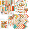 Birthday Bash Collection, main product image, showing coordinated Paper & Sticker Kit, full-size Die Cuts, and Sticker Sheet for scrapbook layouts, memory albums, cards, journals, and keepsakes. Buyer theme: Coordinated Birthday Scrapbook Collection. Birthday Bash coordinated paper crafting collection with paper, stickers and die cut embellishments for birthday memories. Coordinating patterns include Rainbow diagonal stripes, Birthday plaid and gingham, Colorful party dots