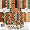 Boo Collection, collection product image, showing coordinated Paper & Sticker Kit, full-size Die Cuts, and Sticker Sheet for scrapbook layouts, memory albums, cards, journals, and keepsakes. Buyer theme: Halloween Scrapbook & Paper Craft Collection. Boo coordinated vintage Halloween scrapbook collection with patterned paper, stickers and die-cut spooky embellishments. Scrapbook collection, paper and sticker supplies, die cut embellishments, and coordinated memory keeping products