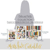 Chills and Thrills Basic monthly box. coordinated Halloween collection shown for size and scale.