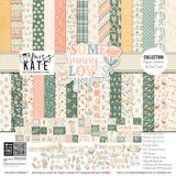 Some Bunny Loves You Collection, collection product image, showing coordinated Paper & Sticker Kit, full-size Die Cuts, and Sticker Sheet for scrapbook layouts, memory albums, cards, journals, and keepsakes. Buyer theme: Easter Paper Crafting Collection. Some Bunny Loves You coordinated Easter scrapbook collection with paper, stickers and die cuts for egg hunts, family Easter photos and spring memories. Designed for Spring family albums, Card making, Mini albums