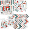 Warm Winter Wishes Collection, main product image, showing coordinated Paper & Sticker Kit, full-size Die Cuts, and Sticker Sheet for scrapbook layouts, memory albums, cards, journals, and keepsakes. Buyer theme: Coordinated Winter Scrapbook Collection. Warm Winter Wishes coordinated scrapbook collection with winter paper, stickers and die cuts for snow-day photos, seasonal stories and cozy memories. Designed for Winter scrapbook layouts, Snow-day photo albums, Skiing memory pages