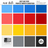 Best Day Ever - for Disneyland Walt Disney World - Linen-Printed Smooth Cardstock Single-Sided