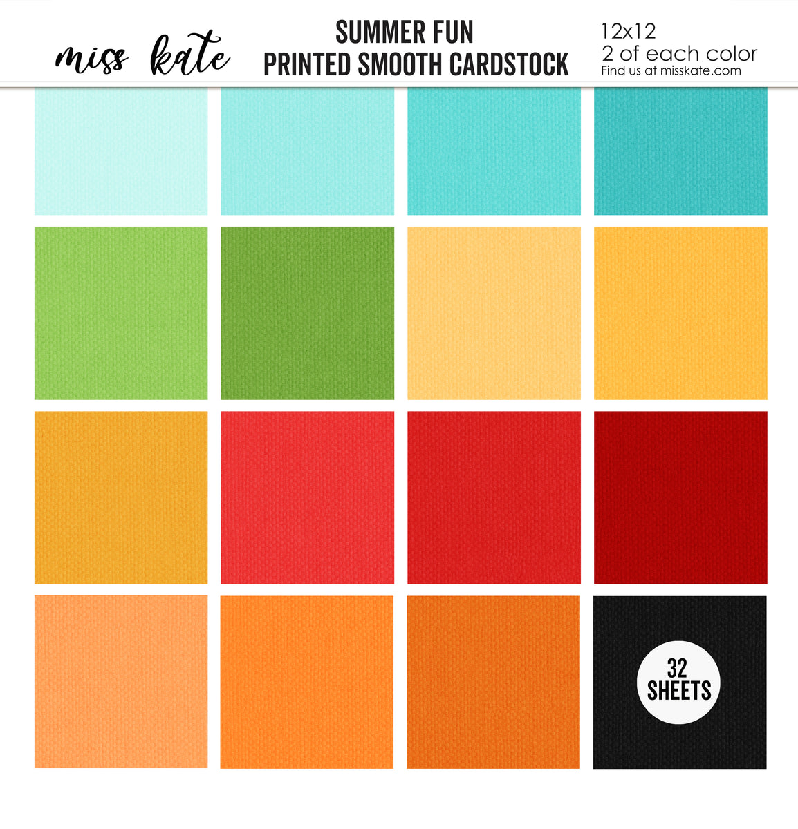Summer Fun - Cardstock – MISS KATE