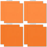 A Magical Halloween Cardstock, cardstock paper patterns 9 through 16 preview, showing 12x12 printed smooth cardstock for scrapbook page bases, photo mats, card making, die cutting, titles, borders, and layered paper projects. Buyer theme: Orange Black Halloween Printed Smooth Cardstock. A Magical Halloween Printed Smooth Cardstock in nine yellow, orange, white, gray and black linen-look colors for Halloween paper crafting
