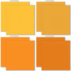 Birthday Bash Cardstock, cardstock paper patterns 9 through 16 preview, showing 12x12 printed smooth cardstock for scrapbook page bases, photo mats, card making, die cutting, titles, borders, and layered paper projects. Buyer theme: Bright Party Colors Printed Smooth Cardstock. Birthday Bash Printed Smooth Cardstock in coordinating coral, red, yellow, orange, green, aqua, teal, cream and brown party colors. Designed for Memory keeping, Birthday scrapbook layouts, Party photo albums