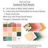 Bloom and Grow Cardstock, includes image, showing 12x12 printed smooth cardstock for scrapbook page bases, photo mats, card making, die cutting, titles, borders, and layered paper projects. Buyer theme: Spring Floral Printed Smooth Cardstock. Bloom and Grow Printed Smooth Cardstock with 16 coordinating linen-look floral palette colors in coral, blush, gold, cream, teal and warm neutrals. Scrapbook cardstock, card making cardstock, photo mat paper, die-cutting paper, and coordinated album colors
