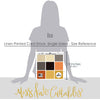 Boo Cardstock, size guide image, showing 12x12 printed smooth cardstock for scrapbook page bases, photo mats, card making, die cutting, titles, borders, and layered paper projects. Buyer theme: Halloween Orange Black & Cream Printed Cardstock. Boo Printed Smooth Cardstock in nine coordinating cream, taupe, charcoal, black, orange and gold linen-look colors for Halloween paper crafting. Scrapbook cardstock, card making cardstock, photo mat paper, die-cutting paper, and coordinated album colors