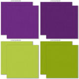 Chills and Thrills Premium monthly box. third cardstock color group with purple, plum and green Halloween shades.