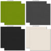 Chills and Thrills Premium monthly box. fourth cardstock color group with the final coordinated green, charcoal, black and cream shades.