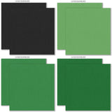 Christmas Joy Cardstock, cardstock paper patterns 17 through 24 preview, showing 12x12 printed smooth cardstock for scrapbook page bases, photo mats, card making, die cutting, titles, borders, and layered paper projects. Buyer theme: Classic Red & Green Printed Smooth Cardstock. Christmas Joy Printed Smooth Cardstock in coordinating sage, green, evergreen, forest green, cranberry, Christmas red, deep red, cream and charcoal shades
