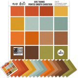 Give Thanks Bundle, main product image, showing complete coordinated paper craft set with 12x12 papers, 6x6 papers, cardstock, die cuts, and stickers for layouts, cards, albums, journals, and keepsakes. Buyer theme: Complete Thanksgiving Scrapbook Bundle. Give Thanks complete Thanksgiving scrapbook bundle with 12x12 paper, 6x6 paper, coordinating cardstock, die cuts and stickers