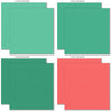 Holiday Cheer Cardstock, cardstock paper patterns 1 through 8 preview, showing 12x12 printed smooth cardstock for scrapbook page bases, photo mats, card making, die cutting, titles, borders, and layered paper projects. Buyer theme: Festive Christmas Printed Smooth Cardstock. Holiday Cheer Printed Smooth Cardstock in coordinating mint, green, red, pink, cocoa, gold, ivory and cream shades. Coordinating patterns include Holiday light strings, Blush polka dots, Holly berry sprigs