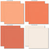Life is Good Cardstock, cardstock paper patterns 25 through 32 preview, showing 12x12 printed smooth cardstock for scrapbook page bases, photo mats, card making, die cutting, titles, borders, and layered paper projects. Buyer theme: Soft Pastel Printed Smooth Cardstock. Life is Good Printed Smooth Cardstock in coordinating cream, yellow, peach, coral, aqua, mint, sage and teal shades. Coordinating patterns include Pastel floral prints, Aqua and coral plaid patterns, Polka dots and confetti dots