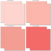 Love Lives Here Cardstock, cardstock paper patterns 1 through 8 preview, showing 12x12 printed smooth cardstock for scrapbook page bases, photo mats, card making, die cutting, titles, borders, and layered paper projects. Buyer theme: Warm Floral Printed Smooth Cardstock. Love Lives Here Printed Smooth Cardstock in coordinating blush, coral, buttercream, yellow, ivory, olive, garden green and deep forest tones. Designed for Mini albums, Junk journals, Everyday memory keeping