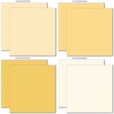 Love Lives Here Cardstock, cardstock paper patterns 9 through 16 preview, showing 12x12 printed smooth cardstock for scrapbook page bases, photo mats, card making, die cutting, titles, borders, and layered paper projects. Buyer theme: Warm Floral Printed Smooth Cardstock. Love Lives Here Printed Smooth Cardstock in coordinating blush, coral, buttercream, yellow, ivory, olive, garden green and deep forest tones. Designed for Junk journals, Everyday memory keeping, Family scrapbook layouts