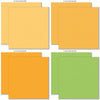 School is Cool Cardstock, cardstock paper patterns 1 through 8 preview, showing 12x12 printed smooth cardstock for scrapbook page bases, photo mats, card making, die cutting, titles, borders, and layered paper projects. Buyer theme: Classic School Colors Printed Smooth Cardstock. School is Cool Printed Smooth Cardstock in coordinating yellow, green, red, blue, cream, charcoal and black shades. Designed for Card making, Mini albums, Junk journals