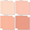 Some Bunny Loves You Cardstock, cardstock paper patterns 1 through 8 preview, showing 12x12 printed smooth cardstock for scrapbook page bases, photo mats, card making, die cutting, titles, borders, and layered paper projects. Buyer theme: Pastel Spring Printed Smooth Cardstock. Some Bunny Loves You Printed Smooth Cardstock in warm vanilla, peach, coral, mint, sage, yellow, apricot, taupe and cream with a subtle printed linen-style texture