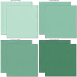 The World Awaits Cardstock, cardstock paper patterns 1 through 8 preview, showing 12x12 printed smooth cardstock for scrapbook page bases, photo mats, card making, die cutting, titles, borders, and layered paper projects. Buyer theme: Tropical Travel Printed Smooth Cardstock. Coordinating printed smooth cardstock in tropical vacation colors including mint, teal, coral, gold, yellow, sage, white and charcoal. Visible artwork includes passport, camera, globe, map