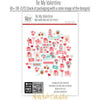 Be My Valentine Die Cuts, back packaging image, showing pre-cut scrapbook embellishments for layouts, handmade cards, journals, mini albums, memory pages, and layered paper crafts. Buyer theme: Valentine Heart Die Cuts & Love Embellishments. Be My Valentine Die Cuts with love titles, hearts, mailboxes, envelopes, balloons, teddy bears, bees, flower bouquets, gifts, candy jars and gumball machines for Valentine scrapbook pages and keepsakes. Designed for Card making, Mini albums, Junk journals
