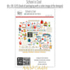 School is Cool Die Cuts, back packaging image, showing pre-cut scrapbook embellishments for layouts, handmade cards, journals, mini albums, memory pages, and layered paper crafts. Buyer theme: Classroom Die Cuts & School Scrapbook Embellishments. School is Cool Die Cuts with school titles, apples, books, pencils, crayons, rulers, notebooks, backpacks, scissors, numbers, classroom labels, frames and school-day accents. Designed for Classroom memory pages, Card making, Mini albums