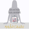 Stars and Stripes Die Cuts, size guide image, showing pre-cut scrapbook embellishments for layouts, handmade cards, journals, mini albums, memory pages, and layered paper crafts. Buyer theme: Patriotic Die Cuts & July 4th Ephemera. Stars and Stripes die cuts with fireworks, stars, florals, bows, berries, flag artwork, a pickup truck and patriotic July phrases. Color palette includes Firecracker red, cherry red, coral, powder blue, sky blue, liberty blue, denim, teal blue, white and cream