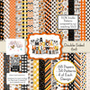 A Magical Halloween 6x6 Double-Sided Paper Pack, high resolution cover image, showing 6x6 scrapbook paper for handmade cards, mini albums, junk journals, paper layering, small-scale layouts, and coordinated paper crafts. Buyer theme: Halloween 6x6 Paper for Cards & Mini Albums. A Magical Halloween 6x6 double-sided scrapbook paper with scaled orange, black, yellow and white Halloween patterns for cards and mini albums