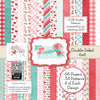 Be My Valentine 6x6 Double-Sided Paper Pack, high resolution cover image, showing 6x6 scrapbook paper for handmade cards, mini albums, junk journals, paper layering, small-scale layouts, and coordinated paper crafts. Buyer theme: Valentine 6x6 Paper for Cards & Mini Albums. Be My Valentine 6x6 Double-Sided Paper Pack with scaled hearts, plaids, gingham, XOXO blocks, flowers, bees, mailboxes and Valentine patterns for cards and mini albums