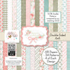 Best Wishes 6x6 Double-Sided Paper Pack, high resolution cover image, showing 6x6 scrapbook paper for handmade cards, mini albums, junk journals, paper layering, small-scale layouts, and coordinated paper crafts. Buyer theme: Floral 6x6 Scrapbook Paper for Cards & Mini Albums. 6x6 double-sided floral paper pack. Visible artwork includes ribbon bows, wildflowers, leafy sprigs, floral banners. Coordinating patterns include plaid, polka dots, floral toss