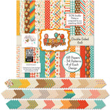 Birthday Bash 6x6 Double-Sided Paper Pack, 6x6 cover and paper spread out image, showing 6x6 scrapbook paper for handmade cards, mini albums, junk journals, paper layering, small-scale layouts, and coordinated paper crafts. Buyer theme: Birthday 6x6 Paper for Cards & Mini Albums. Birthday Bash 6x6 Double-Sided Paper Pack with scaled birthday patterns for cards, mini albums, journals and smaller celebration projects
