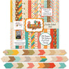 Birthday Bash 6x6 Double-Sided Paper Pack, 6x6 cover and paper spread out image, showing 6x6 scrapbook paper for handmade cards, mini albums, junk journals, paper layering, small-scale layouts, and coordinated paper crafts. Buyer theme: Birthday 6x6 Paper for Cards & Mini Albums. Birthday Bash 6x6 Double-Sided Paper Pack with scaled birthday patterns for cards, mini albums, journals and smaller celebration projects