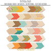 Birthday Bash 6x6 Double-Sided Paper Pack, papers spread out image, showing 6x6 scrapbook paper for handmade cards, mini albums, junk journals, paper layering, small-scale layouts, and coordinated paper crafts. Buyer theme: Birthday 6x6 Paper for Cards & Mini Albums. Birthday Bash 6x6 Double-Sided Paper Pack with scaled birthday patterns for cards, mini albums, journals and smaller celebration projects. Coordinating patterns include Balloon toss patterns, Cake and cupcake toss, Candle rows