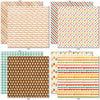 Birthday Bash 6x6 Double-Sided Paper Pack, 6x6 double-sided paper pack paper patterns 17 through 24 preview, showing 6x6 scrapbook paper for handmade cards, mini albums, junk journals, paper layering, small-scale layouts, and coordinated paper crafts. Buyer theme: Birthday 6x6 Paper for Cards & Mini Albums. Birthday Bash 6x6 Double-Sided Paper Pack with scaled birthday patterns for cards, mini albums, journals and smaller celebration projects