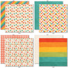 Birthday Bash 6x6 Double-Sided Paper Pack, 6x6 double-sided paper pack paper patterns 9 through 16 preview, showing 6x6 scrapbook paper for handmade cards, mini albums, junk journals, paper layering, small-scale layouts, and coordinated paper crafts. Buyer theme: Birthday 6x6 Paper for Cards & Mini Albums. Birthday Bash 6x6 Double-Sided Paper Pack with scaled birthday patterns for cards, mini albums, journals and smaller celebration projects
