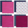 Everyday Moments 6x6 Double-Sided Paper Pack, 6x6 double-sided paper pack paper patterns 9 through 16 preview, showing 6x6 scrapbook paper for handmade cards, mini albums, junk journals, paper layering, small-scale layouts, and coordinated paper crafts. Buyer theme: Floral 6x6 Paper for Cards & Mini Albums. Everyday Moments 6x6 Double-Sided Paper Pack with scaled florals, dots, plaids, stripes and quilt-inspired patterns for cards and mini albums