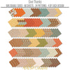 Give Thanks 6x6 Double-Sided Paper Pack, papers spread out image, showing 6x6 scrapbook paper for handmade cards, mini albums, junk journals, paper layering, small-scale layouts, and coordinated paper crafts. Buyer theme: Thanksgiving 6x6 Paper for Cards & Mini Albums. Give Thanks 6x6 double-sided scrapbook paper with scaled Thanksgiving patterns for cards, mini albums and journals. Card making paper, mini album paper, junk journal paper, small scrapbook patterns, and coordinated craft paper