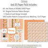 Groovy 6x6 Double-Sided Paper Pack, 6x6 paper pack cover and includes preview, showing 6x6 scrapbook paper for handmade cards, mini albums, junk journals, paper layering, small-scale layouts, and coordinated paper crafts. Buyer theme: Retro Summer 6x6 Scrapbook Paper for Cards & Mini Albums. Groovy 6x6 Double-Sided Paper Pack with scaled daisies, checkerboards, gingham, dots, florals and retro summer patterns for cards and mini albums