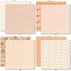Groovy 6x6 Double-Sided Paper Pack, 6x6 double-sided paper pack paper patterns 1 through 8 preview, showing 6x6 scrapbook paper for handmade cards, mini albums, junk journals, paper layering, small-scale layouts, and coordinated paper crafts. Buyer theme: Retro Summer 6x6 Scrapbook Paper for Cards & Mini Albums. Groovy 6x6 Double-Sided Paper Pack with scaled daisies, checkerboards, gingham, dots, florals and retro summer patterns for cards and mini albums