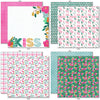Happy Valentines Day 6x6 Double-Sided Paper Pack, 6x6 double-sided paper pack paper patterns 17 through 24 preview, showing 6x6 scrapbook paper for handmade cards, mini albums, junk journals, paper layering, small-scale layouts, and coordinated paper crafts. Buyer theme: Valentine 6x6 Paper for Cards & Mini Albums. Happy Valentines Day 6x6 double-sided scrapbook paper with scaled heart, floral, plaid, grid and love-note designs