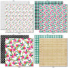 Happy Valentines Day 6x6 Double-Sided Paper Pack, 6x6 double-sided paper pack paper patterns 9 through 16 preview, showing 6x6 scrapbook paper for handmade cards, mini albums, junk journals, paper layering, small-scale layouts, and coordinated paper crafts. Buyer theme: Valentine 6x6 Paper for Cards & Mini Albums. Happy Valentines Day 6x6 double-sided scrapbook paper with scaled heart, floral, plaid, grid and love-note designs