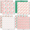Holiday Cheer 6x6 Double-Sided Paper Pack, 6x6 double-sided paper pack paper patterns 1 through 8 preview, showing 6x6 scrapbook paper for handmade cards, mini albums, junk journals, paper layering, small-scale layouts, and coordinated paper crafts. Buyer theme: Christmas 6x6 Scrapbook Paper for Cards & Mini Albums. Holiday Cheer 6x6 Double-Sided Paper Pack with scaled snowflakes, Santa, gingerbread, candy canes, ornaments, plaids, lights and festive Christmas patterns for cards and mini albums