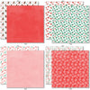 Holiday Cheer 6x6 Double-Sided Paper Pack, 6x6 double-sided paper pack paper patterns 17 through 24 preview, showing 6x6 scrapbook paper for handmade cards, mini albums, junk journals, paper layering, small-scale layouts, and coordinated paper crafts. Buyer theme: Christmas 6x6 Scrapbook Paper for Cards & Mini Albums. Coordinating patterns include Red snowflake fields, Peppermint holiday plaid, Candy cane repeats