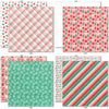 Holiday Cheer 6x6 Double-Sided Paper Pack, 6x6 double-sided paper pack paper patterns 25 through 32 preview, showing 6x6 scrapbook paper for handmade cards, mini albums, junk journals, paper layering, small-scale layouts, and coordinated paper crafts. Buyer theme: Christmas 6x6 Scrapbook Paper for Cards & Mini Albums. Coordinating patterns include Peppermint holiday plaid, Candy cane repeats, Santa and gingerbread toss