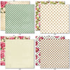 May Flowers 6x6 Double-Sided Paper Pack, 6x6 double-sided paper pack paper patterns 17 through 24 preview, showing 6x6 scrapbook paper for handmade cards, mini albums, junk journals, paper layering, small-scale layouts, and coordinated paper crafts. Buyer theme: 6x6 Spring Floral Paper for Cards & Mini Albums. May Flowers 6x6 double-sided scrapbook paper with scaled floral, butterfly, gingham, plaid, stripe and garden patterns