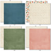 Ready for School 6x6 Double-Sided Paper Pack, 6x6 double-sided paper pack paper patterns 1 through 8 preview, showing 6x6 scrapbook paper for handmade cards, mini albums, junk journals, paper layering, small-scale layouts, and coordinated paper crafts. Buyer theme: Back to School Card Making & Mini Album Paper Pack. Ready for School 6x6 Double-Sided Paper Pack with scaled schoolhouse patterns including stars, apples, plaid, backpacks, paperclips, notebook lines and graph grids