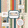 Ready for School 6x6 Double-Sided Paper Pack, high resolution cover image, showing 6x6 scrapbook paper for handmade cards, mini albums, junk journals, paper layering, small-scale layouts, and coordinated paper crafts. Buyer theme: Back to School Card Making & Mini Album Paper Pack. Ready for School 6x6 Double-Sided Paper Pack with scaled schoolhouse patterns including stars, apples, plaid, backpacks, paperclips, notebook lines and graph grids