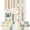 Some Bunny Loves You 6x6 Double-Sided Paper Pack, 6x6 cover and paper spread out image, showing 6x6 scrapbook paper for handmade cards, mini albums, junk journals, paper layering, small-scale layouts, and coordinated paper crafts. Buyer theme: Easter 6x6 Paper for Cards & Mini Albums. Some Bunny Loves You 6x6 Double-Sided Paper Pack with scaled bunnies, Easter eggs, tulips, carrots, florals, plaid, stripes and polka dots for cards and mini albums