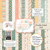 Some Bunny Loves You 6x6 Double-Sided Paper Pack, high resolution cover image, showing 6x6 scrapbook paper for handmade cards, mini albums, junk journals, paper layering, small-scale layouts, and coordinated paper crafts. Buyer theme: Easter 6x6 Paper for Cards & Mini Albums. Some Bunny Loves You 6x6 Double-Sided Paper Pack with scaled bunnies, Easter eggs, tulips, carrots, florals, plaid, stripes and polka dots for cards and mini albums